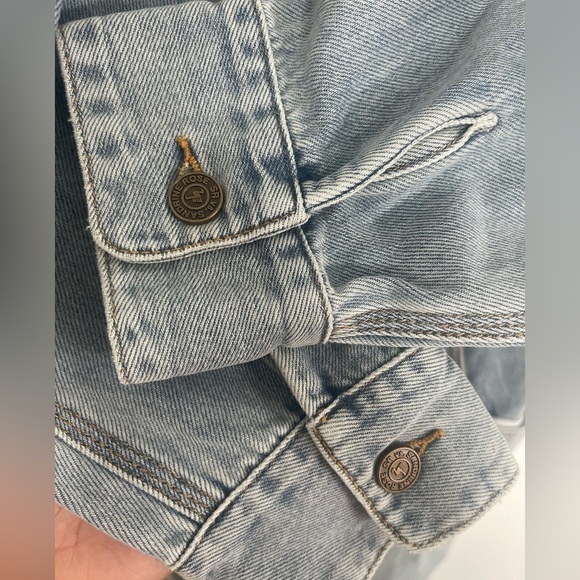 Nwt Free people x Sandrine Rose Denim Jumpsuit Size Large - Picture 8 of 11